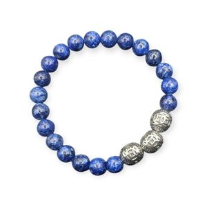 Lapis Lazuli Trinity Bracelet